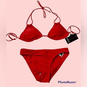 NWT Red bikini no boundaries size Medium